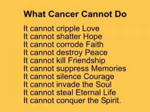 Surviving Cancer Poem